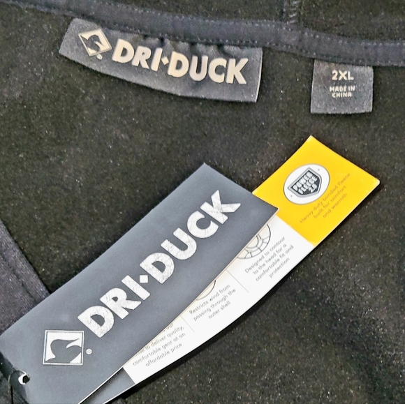 DRI DUCK Bateman Bonded Power Fleece 2.0 Full-Zip Jacket 7040 NWT! Wyomissing Va - Picture 7 of 8